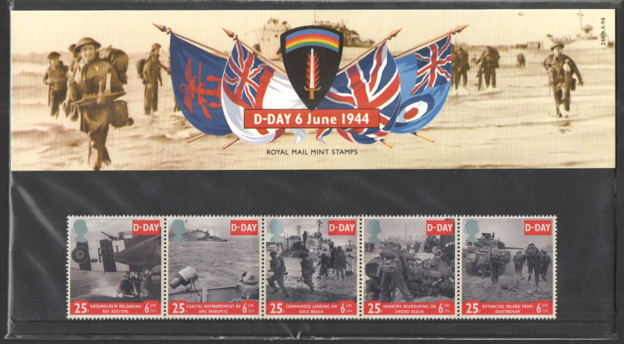 (image for) 1994 D-Day Royal Mail Presentation Pack 248